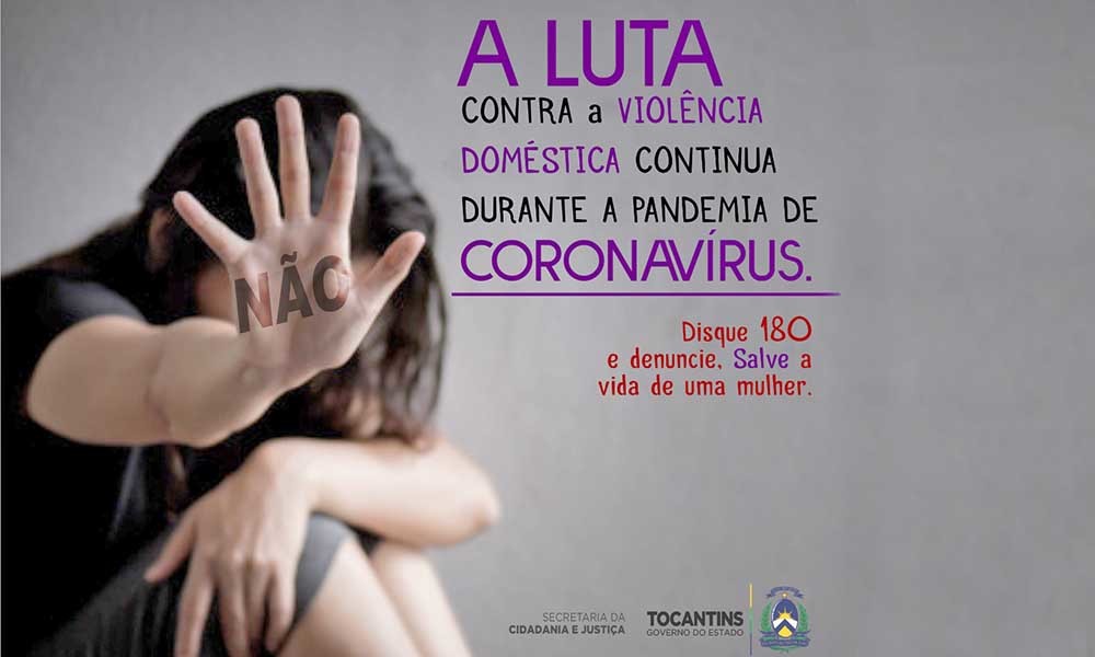 Propaganda contra a violência doméstica do Governo de Tocantins 