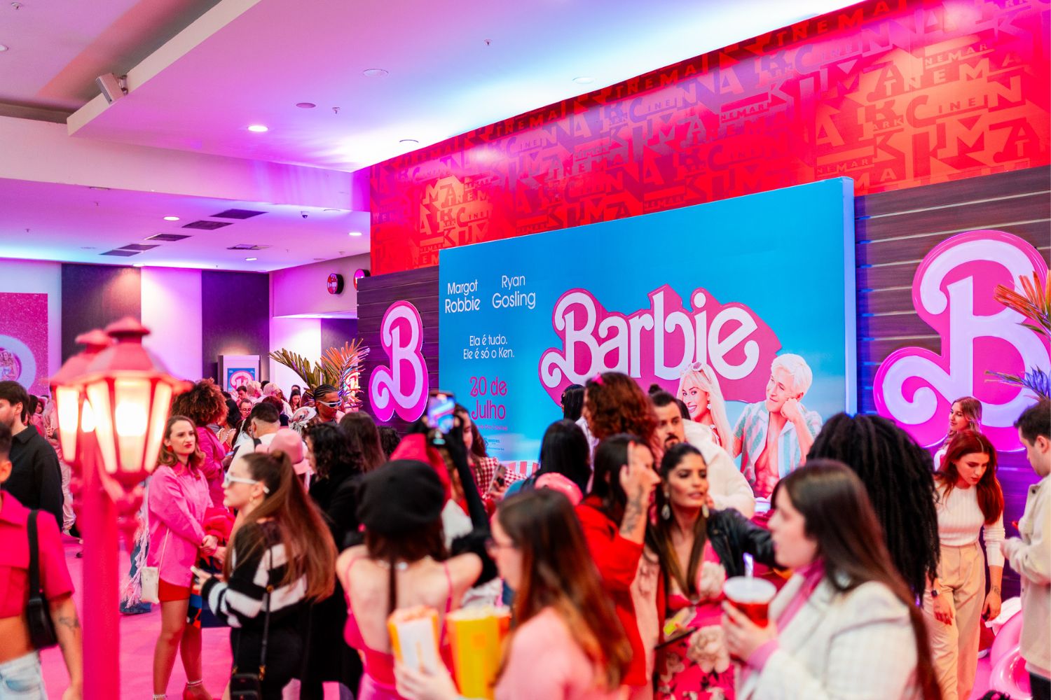 Pré-estreia do filme da Barbie (Warner/Divulgação)