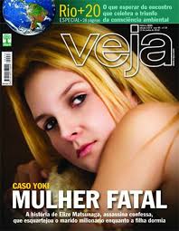 Foto mostra capa da revista Veja