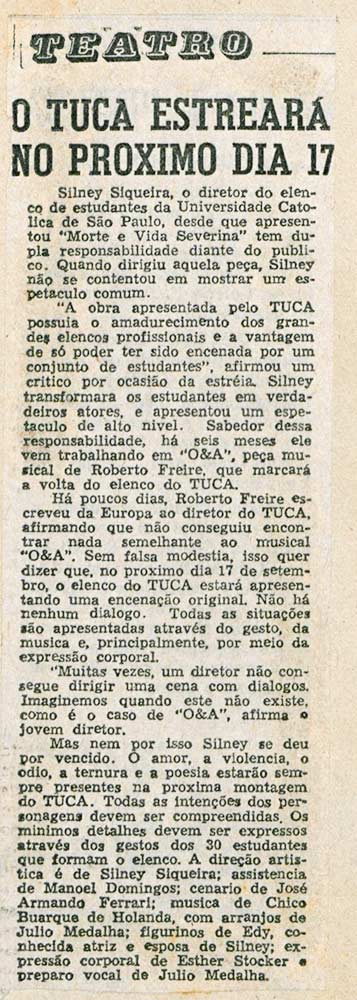 Notícia publica no jornal Diário da Noite