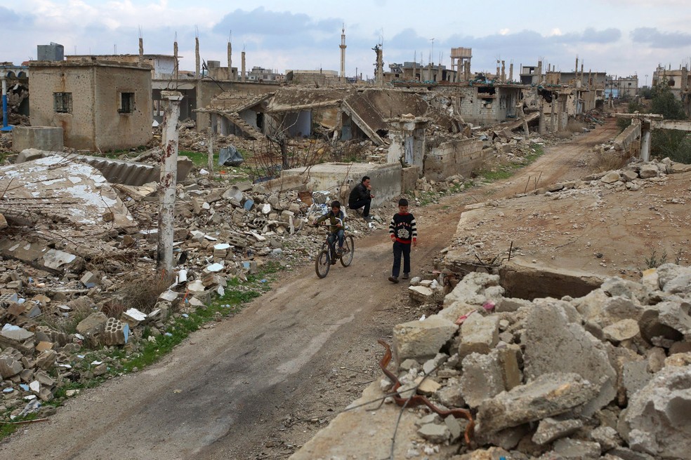 Síria em 2011 (Foto: Alaa Al-Faqir/Reuters)