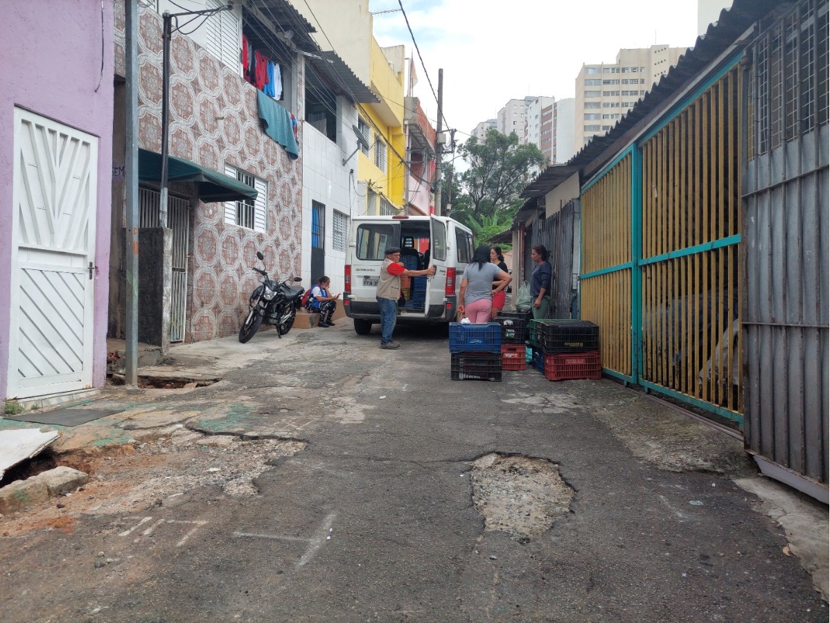 Entrada da favela Souza Ramos. Foto: Lucas Gomes.